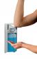 Mobile Preview: Desinfektionsmittelspender Aluminium 0,9Ltr. für Einhand-/Ellenbogenbedienung, nachfüllbar